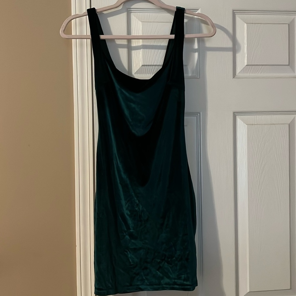 VELVET MINI DRESS